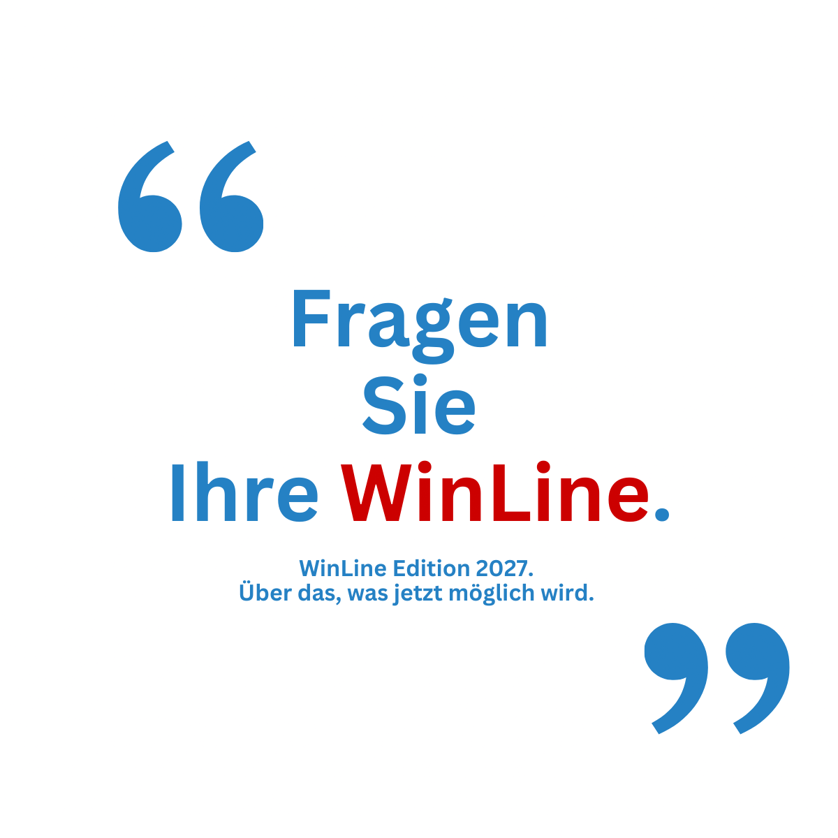 KI: Fragen Sie einfach Ihre WinLine.